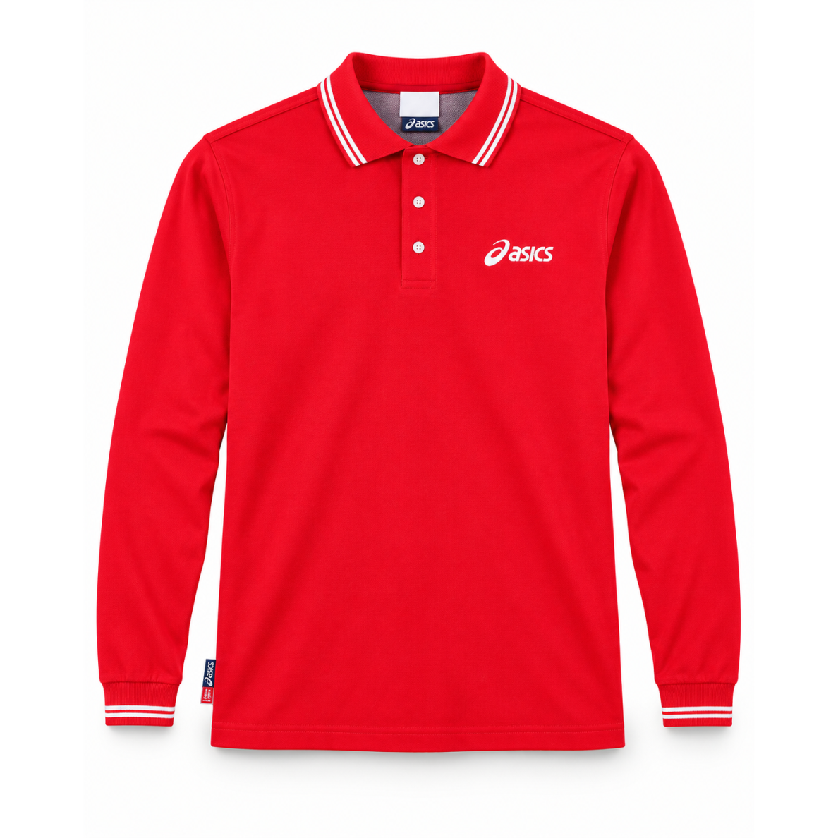 ASICS raudoni polo marškinėliai 2