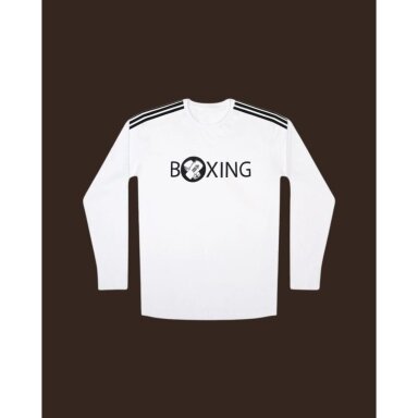 BOKSO MARŠKINĖLIAI Adidas Boxing T-Shirt (balti, ilgos rankovės) BOKSO MARŠKINĖLIAI Adidas Boxing T-Shirt (balti, ilgos rankovės)