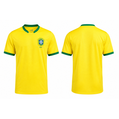 Brazilija Retro Futbolo Apranga | Marškinėliai + Šortai 1 Brazilija Retro Futbolo Apranga | Marškinėliai + Šortai 1