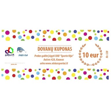 Dovanų čekis Dovanų čekis