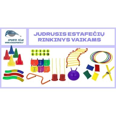 Estafečių priemonių rinkinys JUDRUSIS
