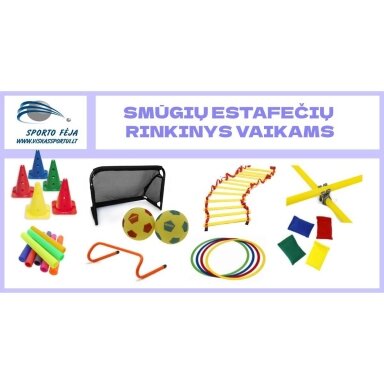 Estafečių rinkinys vaikams Futboliukas