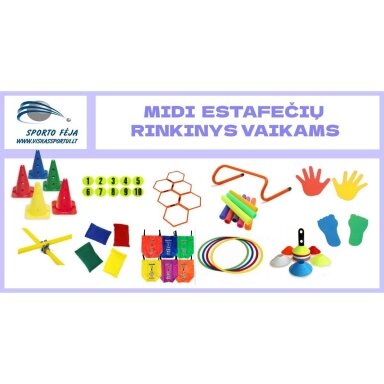 Estafečių rinkinys vaikams MIDI