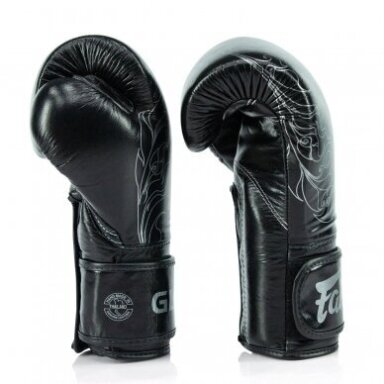 "Fairtex" bokso pirštinės BGVG3 - Black/Gold "Fairtex" bokso pirštinės BGVG3 - Black/Gold