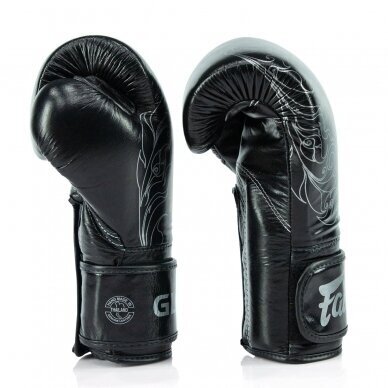 "Fairtex" bokso pirštinės BGVG3 - Black/Gold 1