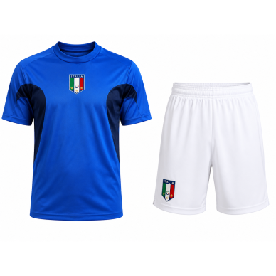 Italija Retro Futbolo Apranga | Mėlynas Komplektas Italija Retro Futbolo Apranga | Mėlynas Komplektas