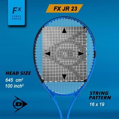 Lauko teniso raketė DUNLOP FX JNR