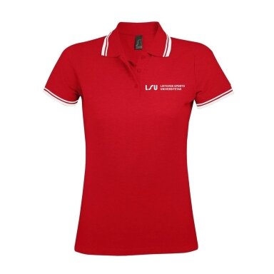 LSU polo marškinėliai moterims (įliemenuoti)