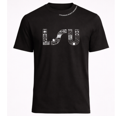 Marškinėliai su nauju LSU logotipu