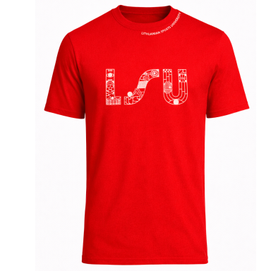 Marškinėliai su nauju LSU logotipu