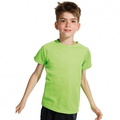 Marškinėliai vaikams sportui (sintetiniai)
