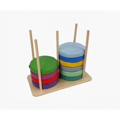 Mobilus stovas apvalioms pagalvėlėms 30 cm