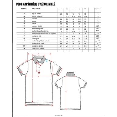 Polo marškinėliai  "LT Style Lithuania"