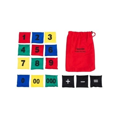 Pupų granulių maišelių rinkinys MATEMATIKA