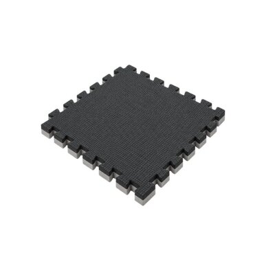 PUZZLE TATAMIS 1000x1000x40 mm juoda/pilka