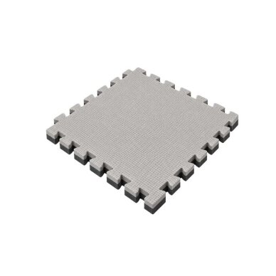 PUZZLE TATAMIS 1000x1000x40 mm juoda/pilka
