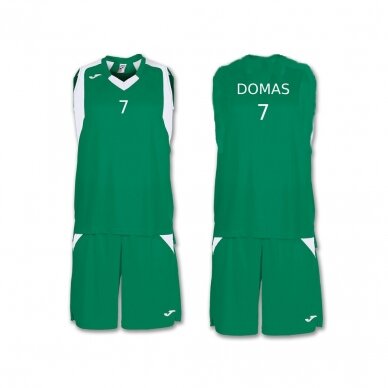 Sportinė - krepšinio apranga mokyklai su vardu ir numeriu