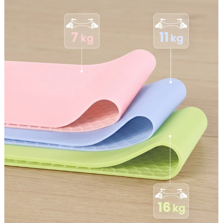 Spokey Trijų treniruočių gumų rinkinys su neslidžia struktūra JUICY SET 2 Spokey Trijų treniruočių gumų rinkinys su neslidžia struktūra JUICY SET 2