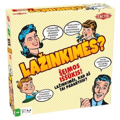 Stalo žaidimas Wanna bet LAŽINKIMĖS (LT) Stalo žaidimas Wanna bet LAŽINKIMĖS (LT)